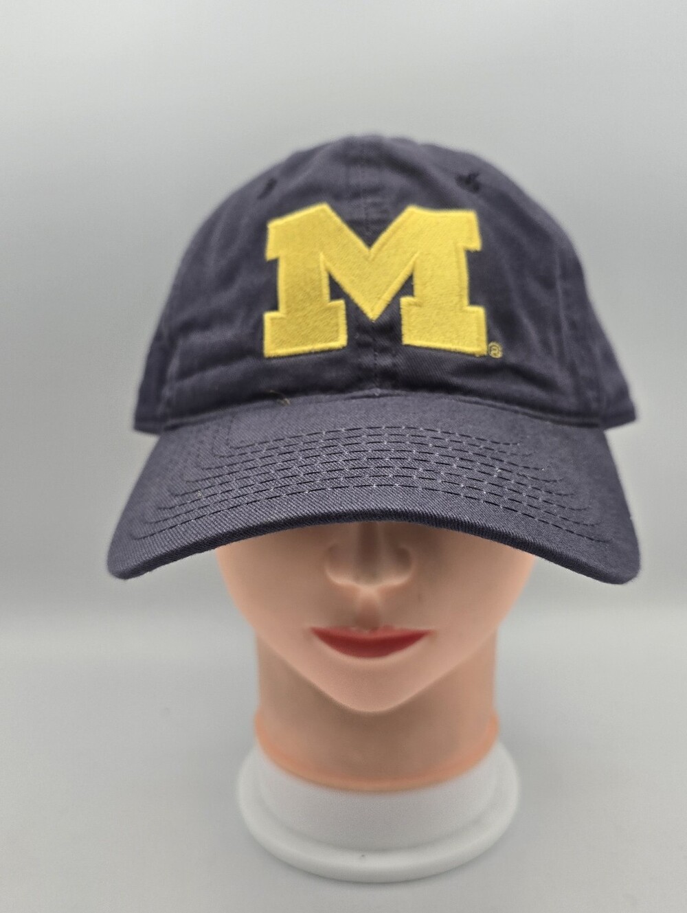 NCAA By Signatures Michigan Wolverines Navy Blue Adjustable Strapback Hat